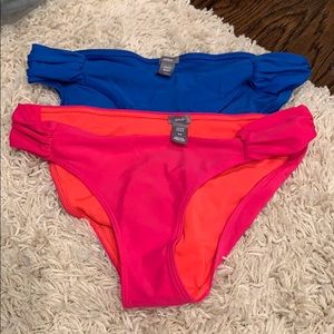 TWO American eagle swim bottoms